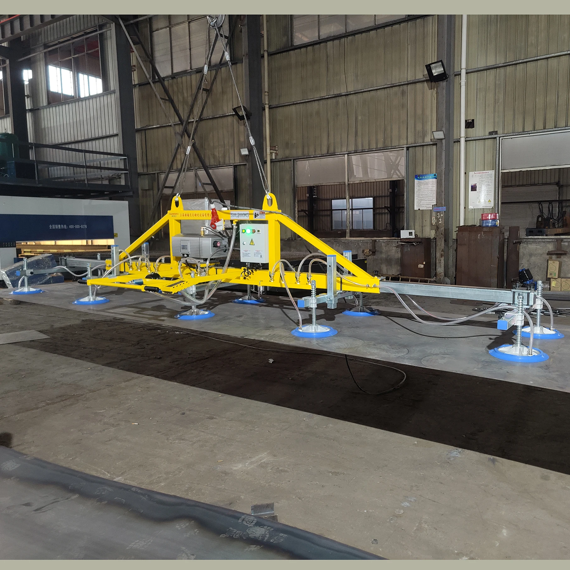 Direct Factory Sale Vacuum Lifter Sheet Metal Large Plate Suction Crane For cnc Laser Cutting Machine