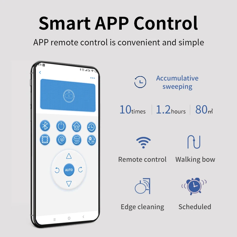 OB8S-MAX CE FCC APP Control USB Smart 3000mAH Robotic Home Carpet Floor Mop Sweep 3 In 1 Robot Vacuums Cleaner