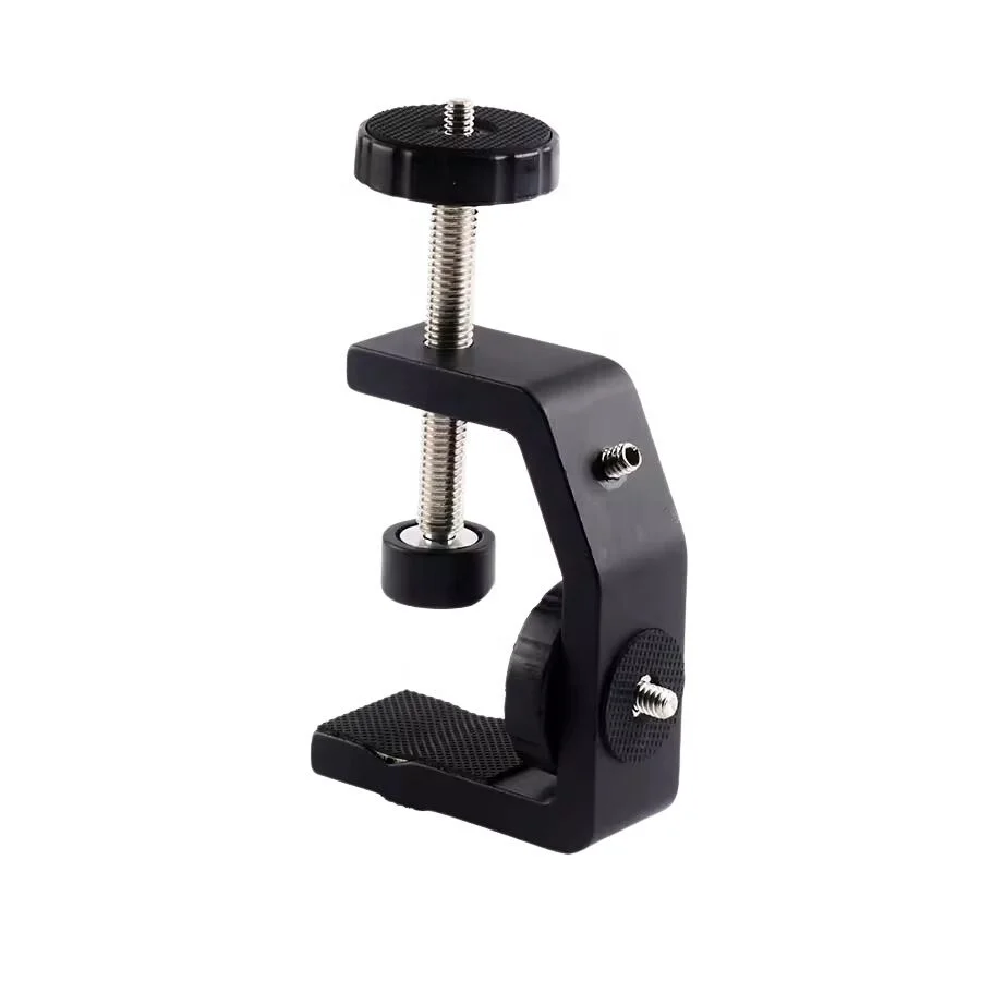 Phone IPAD Tablet PC Stand Capacitor Microphone Headboard Desktop Cantilever Stand Shockproof Frame Metal Base Clip Accessories