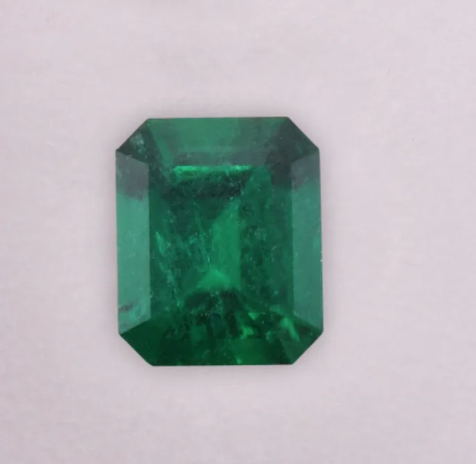 COLOMBIAN Emerald, Emerald Shape, Minor, Certified Emerald Loose Gemstone Precious Gemstone