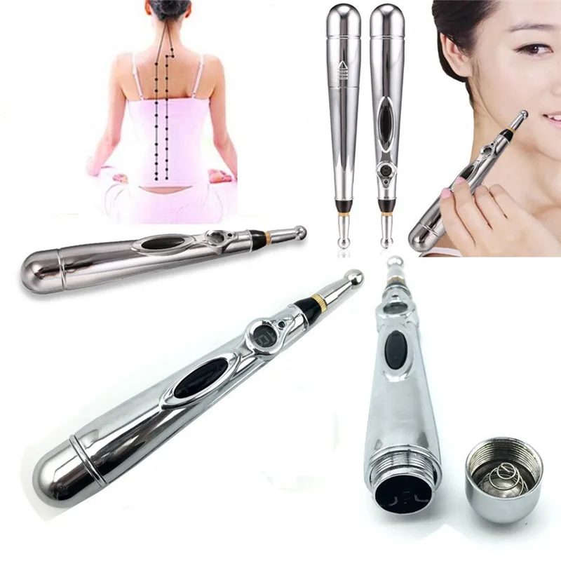 Health Care Meridians Laser Acupuncture Magnet Therapy Instrument Massage Meridian Energy Pen Massager Facial Care Tool