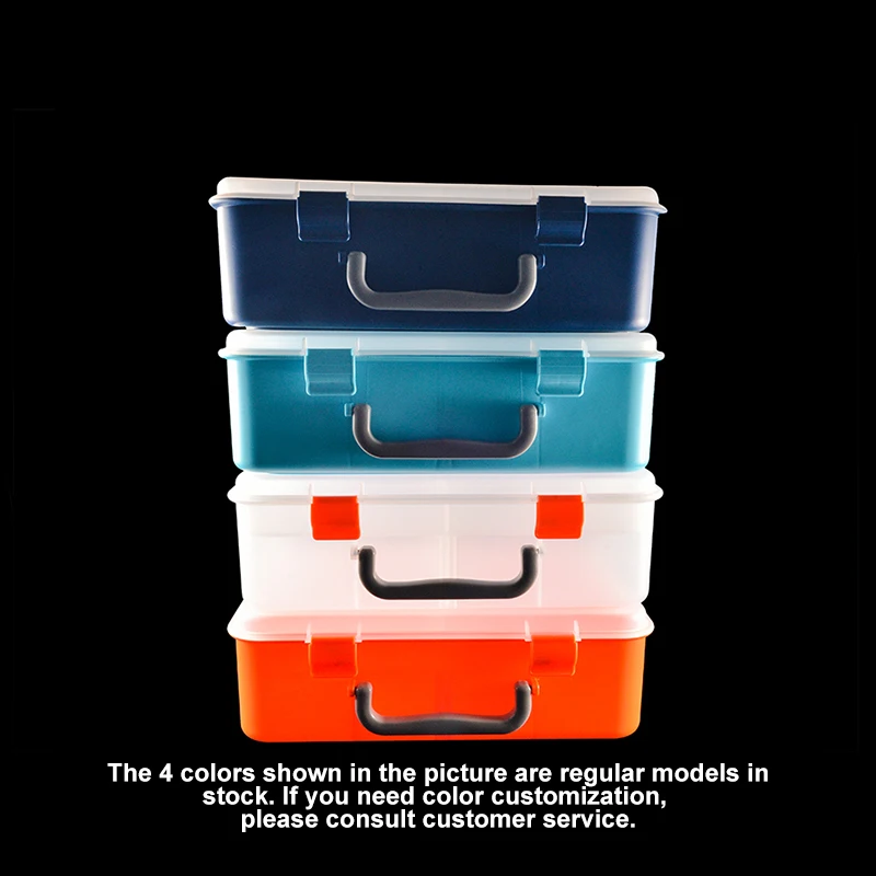 Hot sale can be customized color tools toys small devices plastic storage box