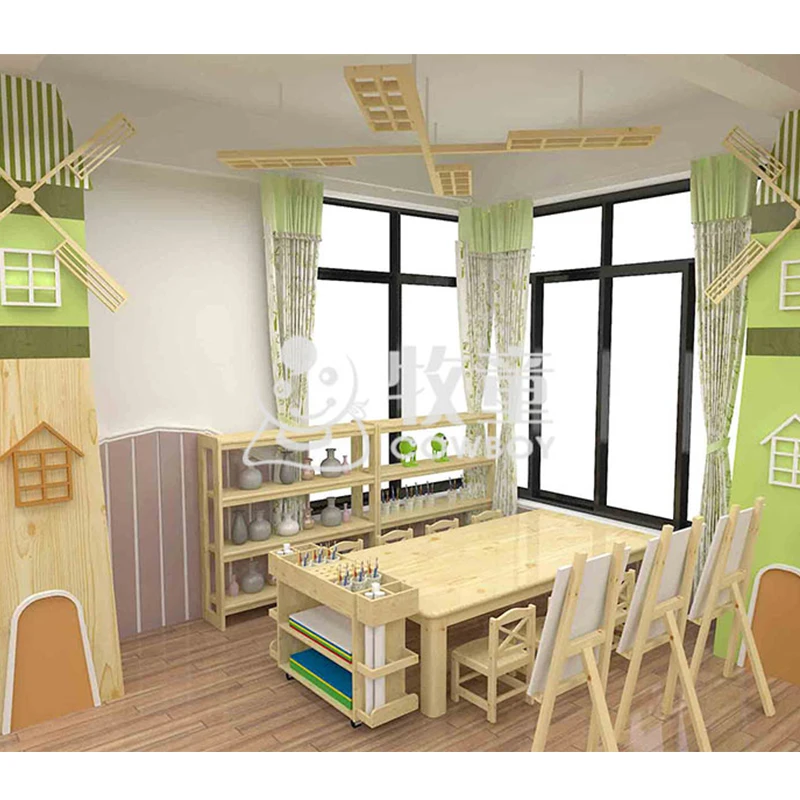 Guangzhou International kindergarten equipment manufacturer children furniture daycare