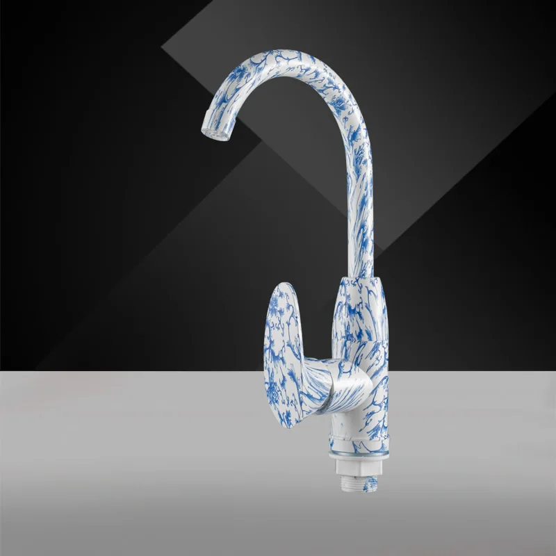 green water drop color cold hot water mixer plastic water tap kitchen faucet spout