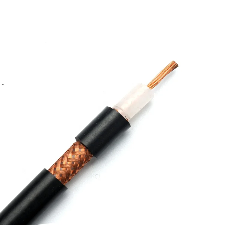 100% High Quality Online China shop astel al cu braided rg6 coaxial cable for antenna