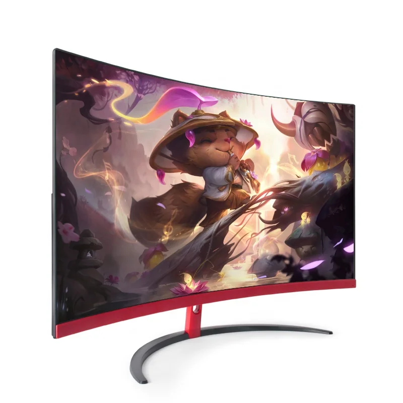 
gaming monitor 32 inch 1K highly refresh rate 165hz display wide screen IPS curved monitor 