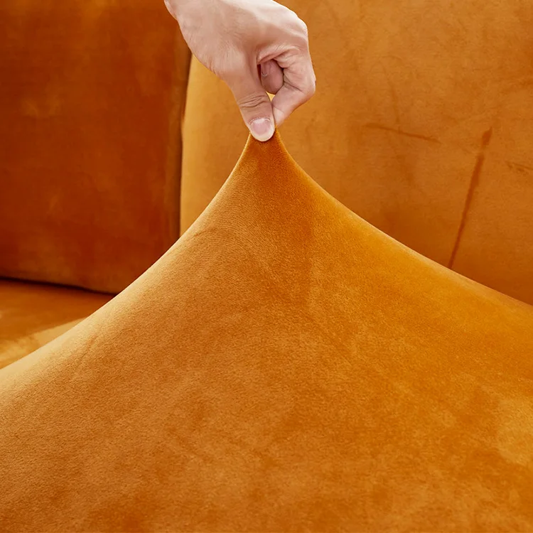 Новое поступление, плюшевые нескользящие ремни, защита мебели, современный Одноместный Бархатный Чехол для дивана