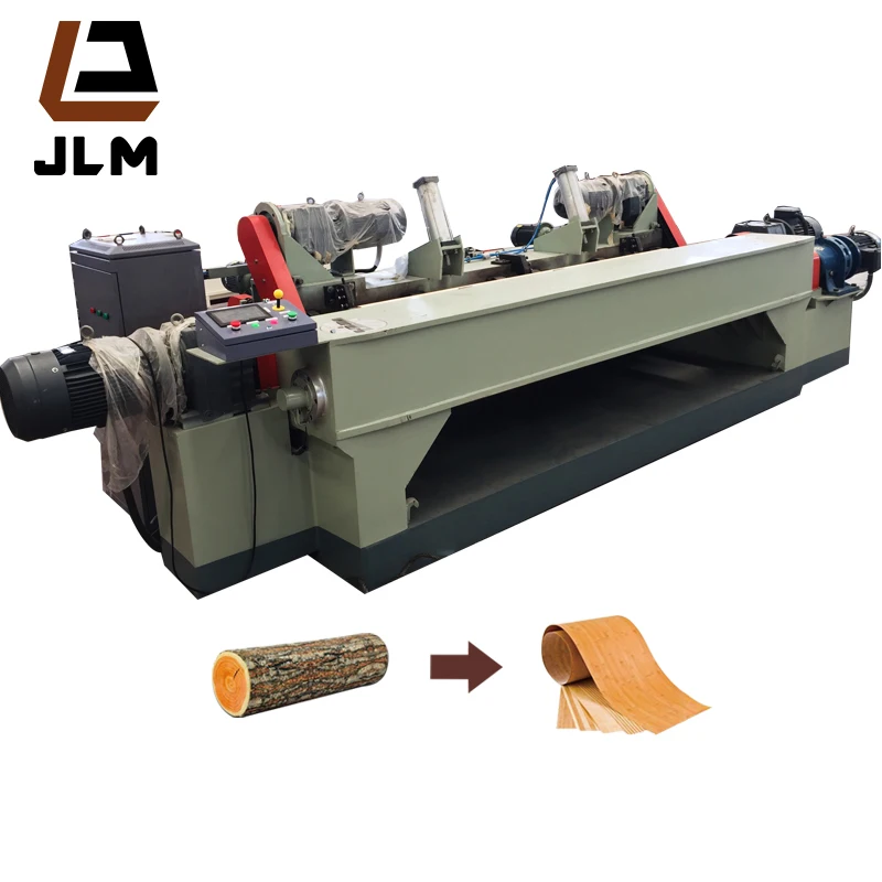 shandong jinlun CNC spindleless veneer lathe /wood veneer cutting machine