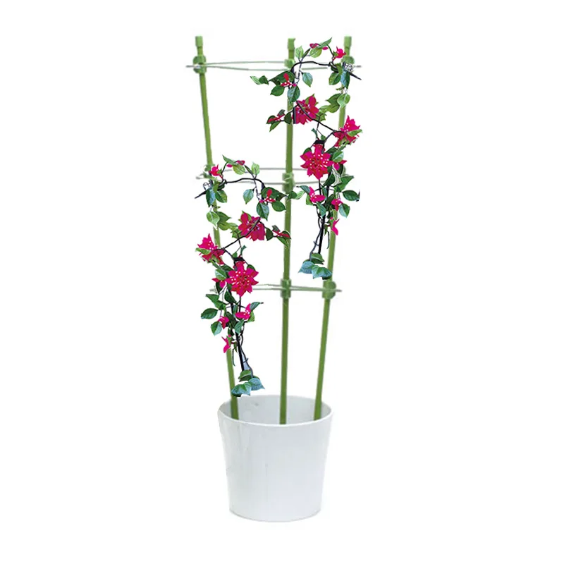 
3-Ring Folding Custom DIY Garden Flower Vegetable Grow Cage Plant Support Rings 