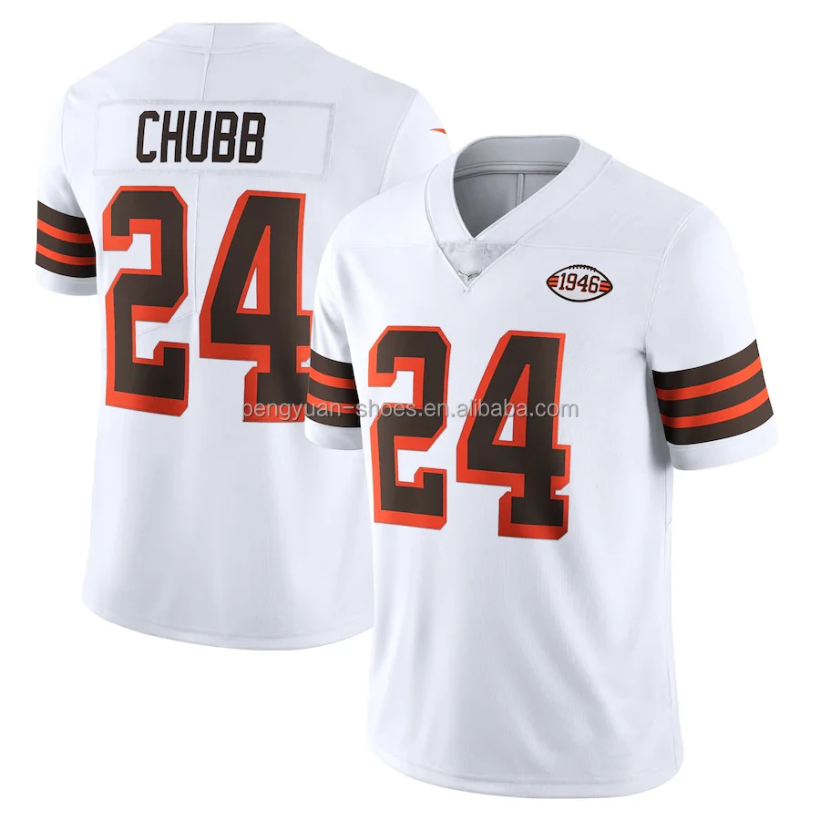 Лучшее качество, Джерси № 6 Бейкер Мэйфилд № 13 Оделл Бекхэм Jr № 24 Ник чубб № 95 Гарретт № 80 Jarvis Landry для американского футбола