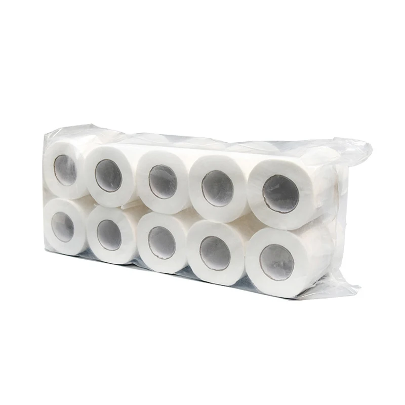 Wholesale cheap LOGO printed pape ultra soft virgin wood pulp toilet paper