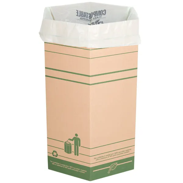 High Density Environmental Protection Plastic Garbage Trash Bag On Roll