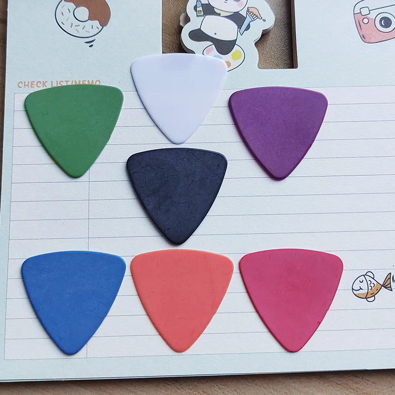 100Pcs Blank Derlin Triangle guitar pick for different thickness 0.5mm 0.6mm 0.73mm 0.88mm 1.0mm 1.14mm,1.2mm Pick