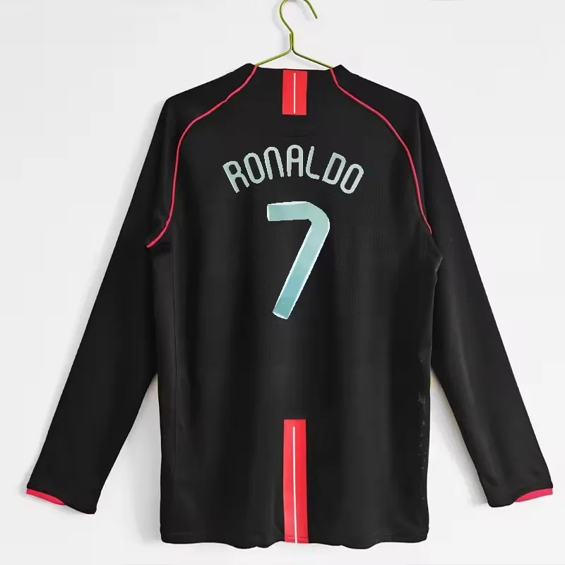 Классическая Клубная футболка RONALDO для футбольной команды 07 08 2007 2008 CR7 Национальный оригинальный мужской дизайн комплект из Джерси футбола