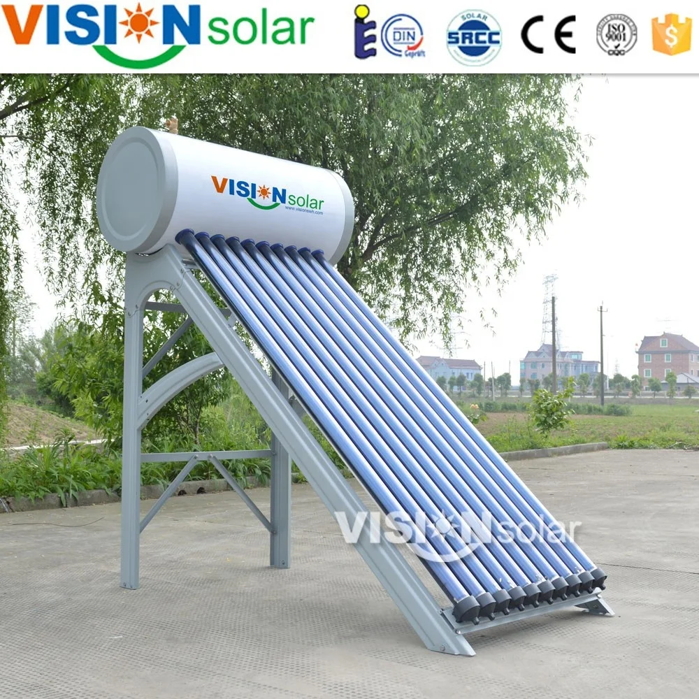 Vision solar company exporing high pressurized solar boiler with copper heat pipe tubes