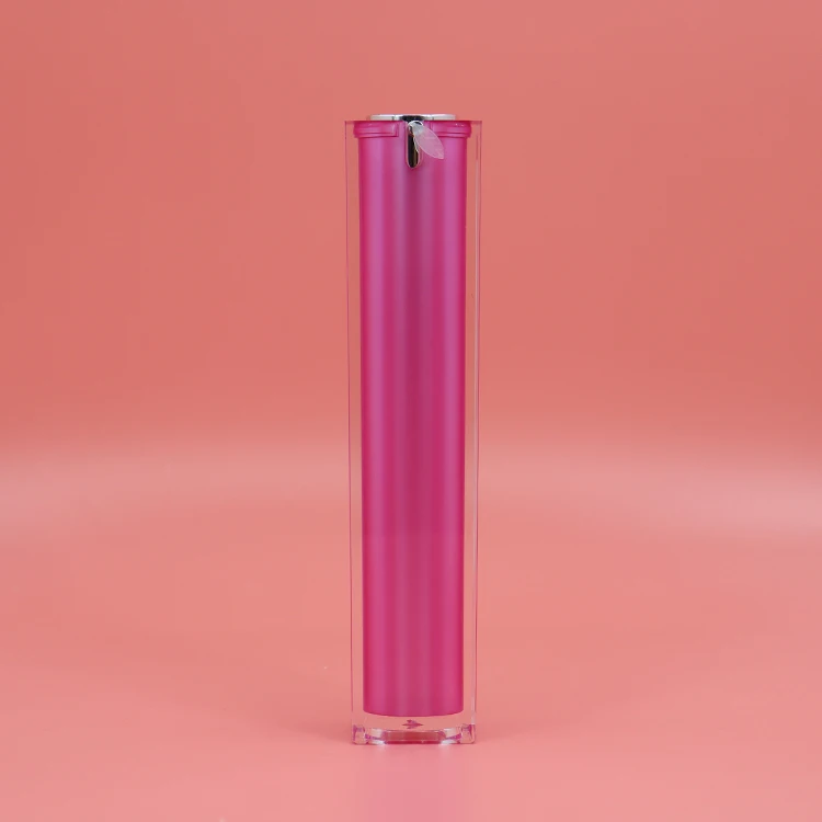 Custom lip gloss oil container tube square plastic pink with white fat brush applicator wands kylie skin clear shampoo bottle