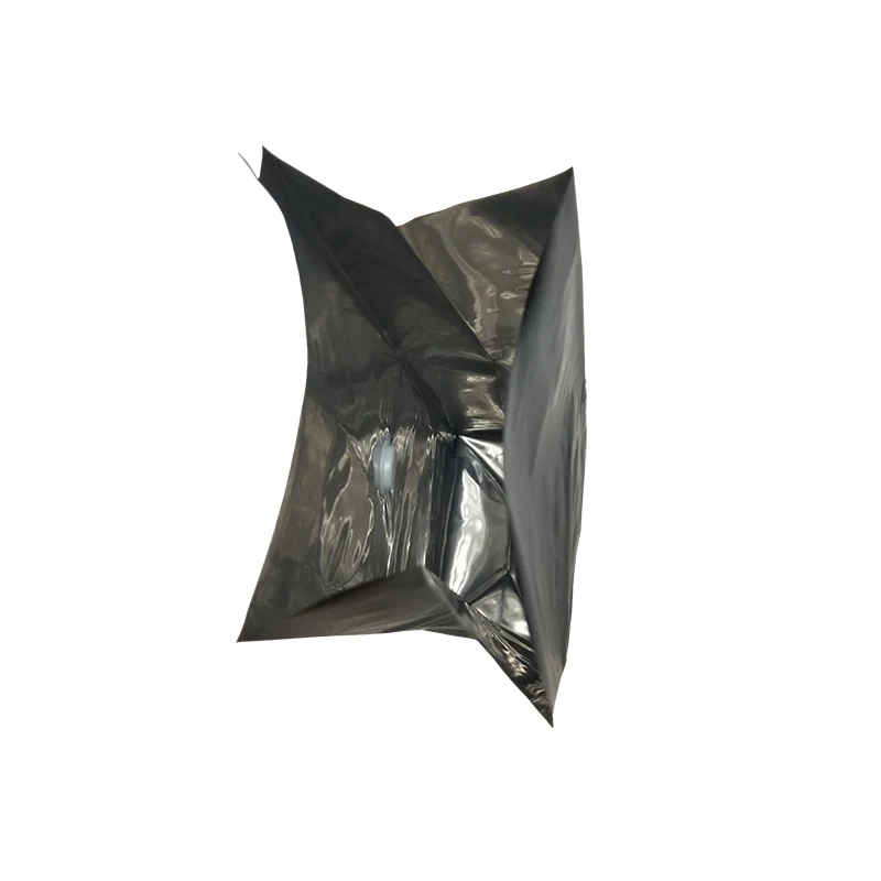 China factory directly wholesale aluminum foil Flexible Packaging matte black 1kg Coffee Bag with valve