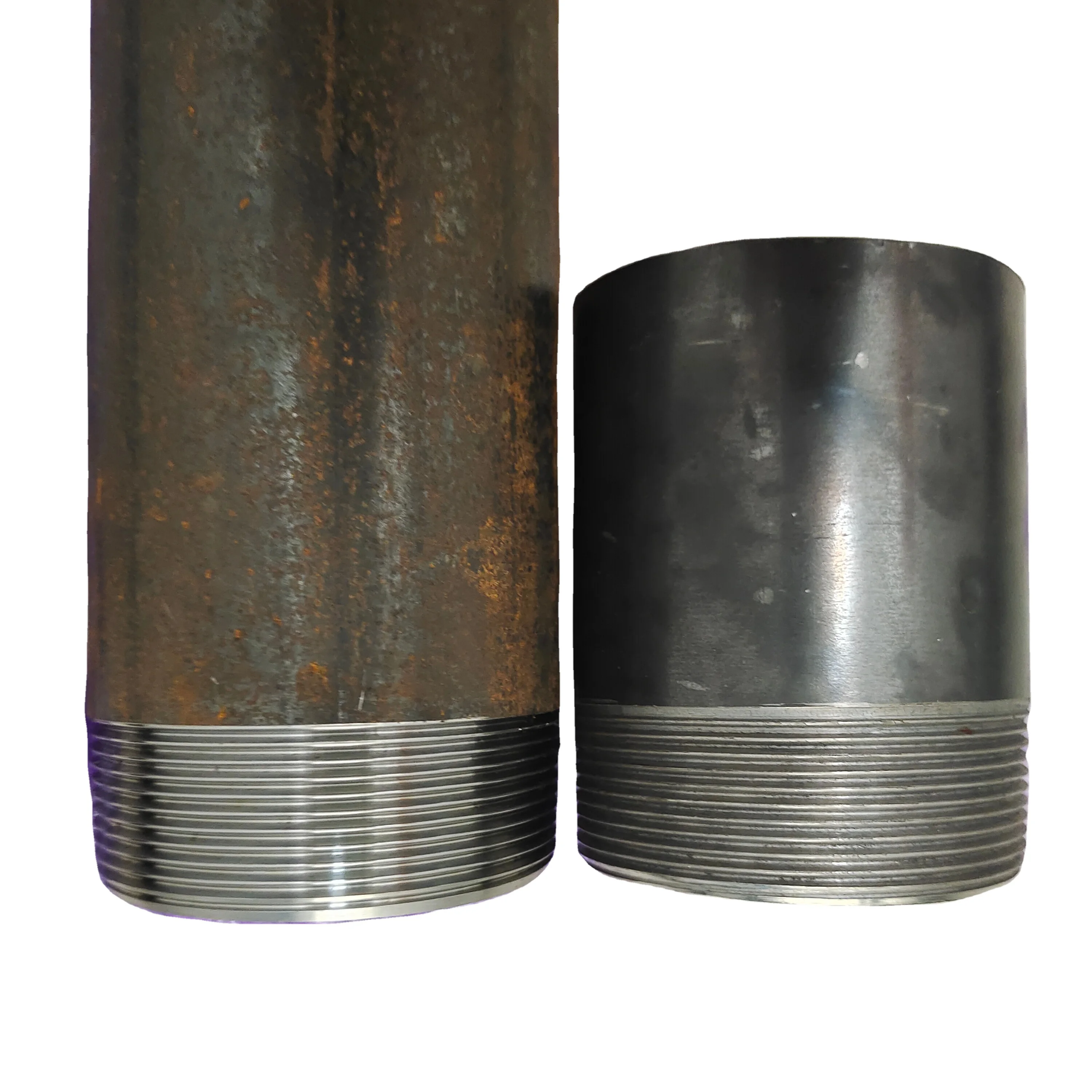 2 inch steel barrel nipple malleable Iron fitting pipe Male BSP thread