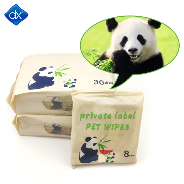 
Biodegradable Bamboo Dog Poop Ear Wipes Eco Friendly Deodorizing Organic Antibacterial Wipes Pet Dog Scent 