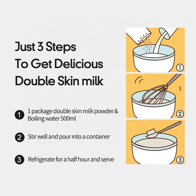 100g Instant Double Skin Milk Pudding Powder