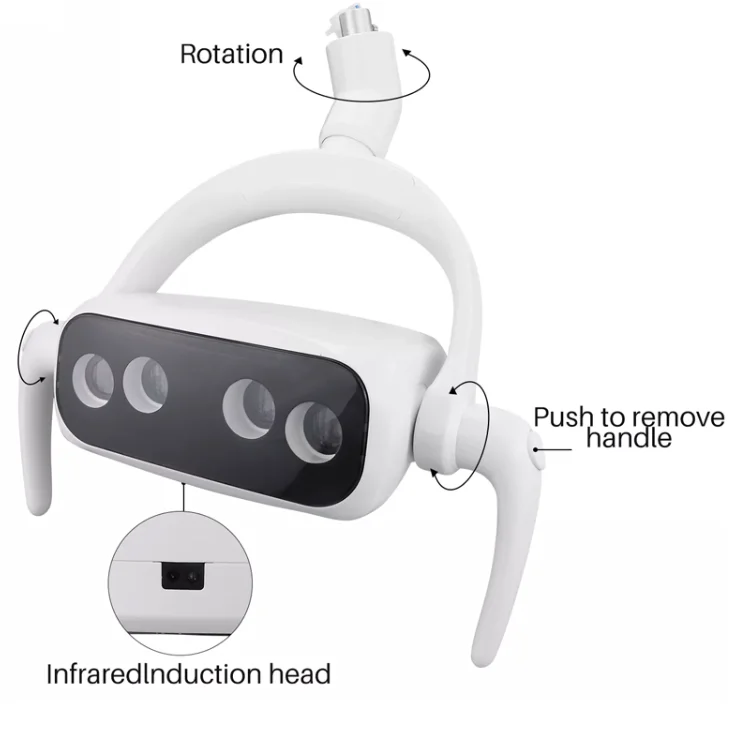 Medical Operation Oral light LED Operating Light Dental Lamp With 4 Light Bulbs For Dental Chair