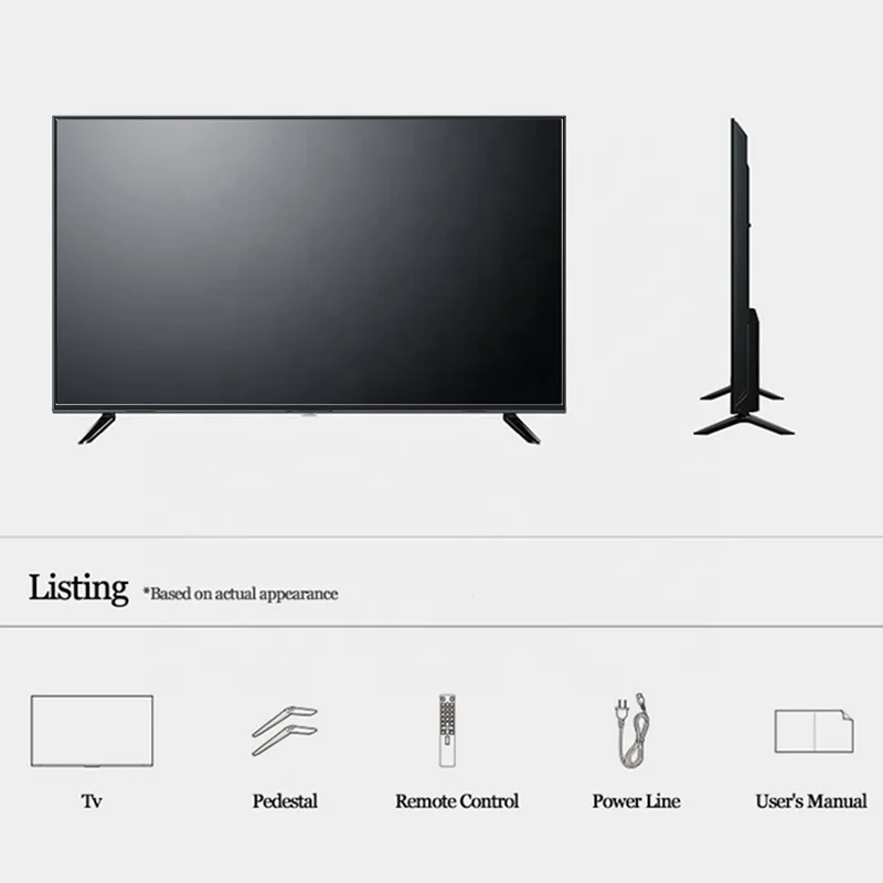 Wholesale LED Tv 43 Inch Ultra HD Bright LCD Tv 43 Inch Television 4K Smart Tv