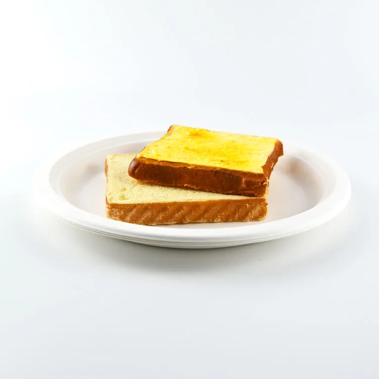 Food Grade Biodegradable Disposable Tableware Products Sugarcane Bagasse Plates