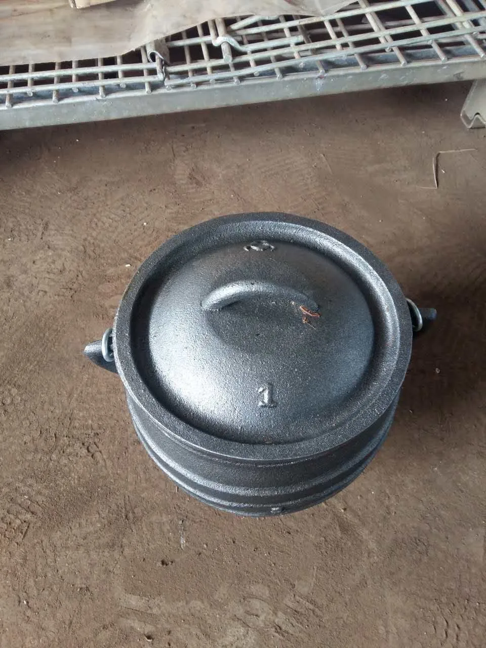 Southafrica Outdoor Campfire Cast Iron Cauldron Pot