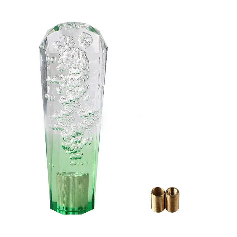 Universal Crystal Octangle AT/MT Car Shift Knob Automobile Gear Stick Shifter Lever Head