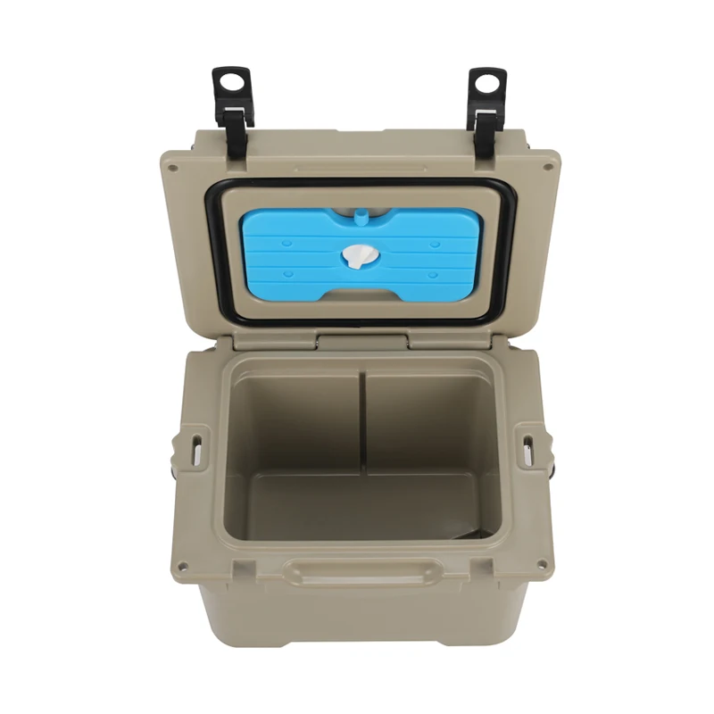 17qt Constant temp long lasting personal cooler and warmer portable cooler box with handle for lunch drinks fruits milk