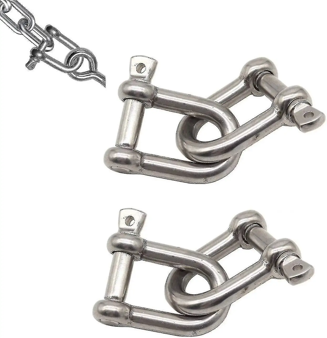 Stainless steel D-shaped shackle lifting shackle with safety bow horseshoe shackle Non standard