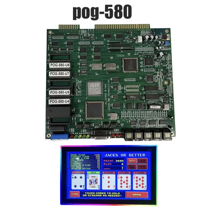 MS free shipping Spin Jack 21 pog 595 510 pot o gold pog 580 game board for keno game