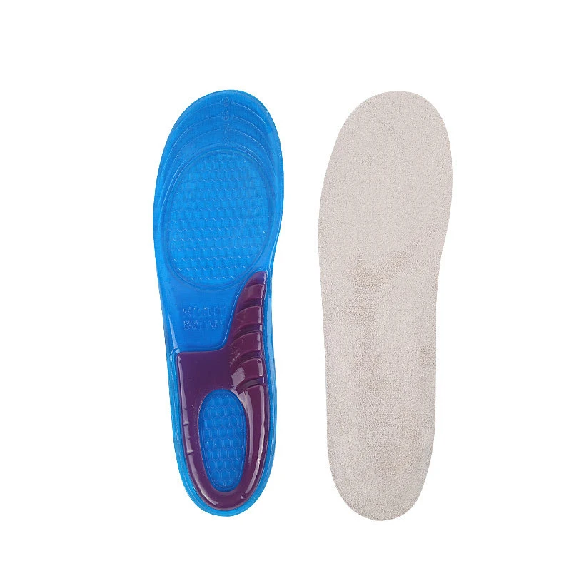Adjustable Foot Health Care Silicone Liquid Gel Anti Shock Running Insole for Shoes