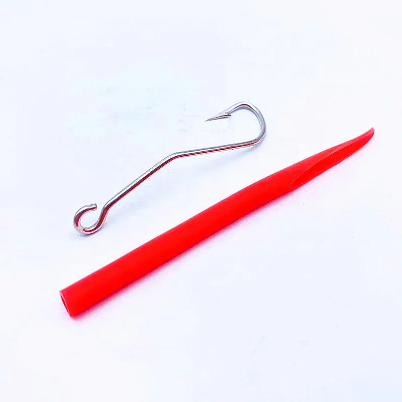  Рыболовные крючки MUSTAD Морская рыбалка приманка трески крючок для угрей с трубкой резиновая скумбрии