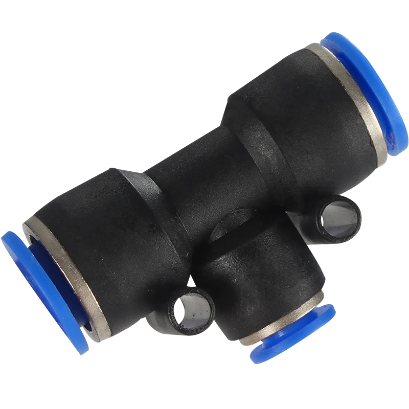 
PEG6-4 Plastic Pneumatic Parts Tee Type Quick Connectors 6mm to 4mm T Shaped Air compressor Hose Fittings 3 Ways Pipe Coupler 