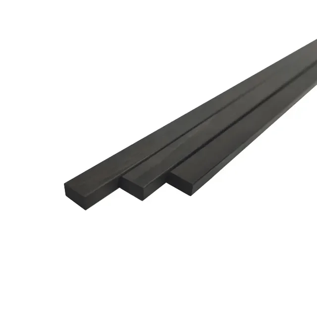 Solid Carbon Fiber Guitar Truss Rods 4mmx7mmx1000mm Light Weight Sport Equipment for Sports and Music