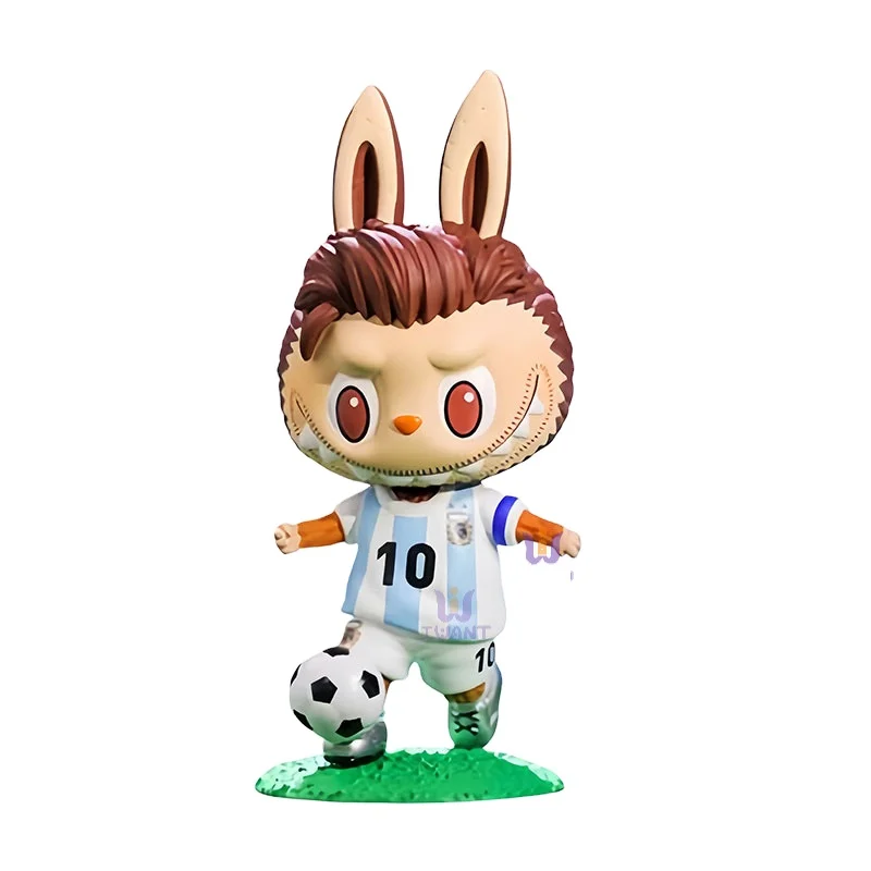 Authentic POP MART labubu Argentine football team toys the monster popmart labubu