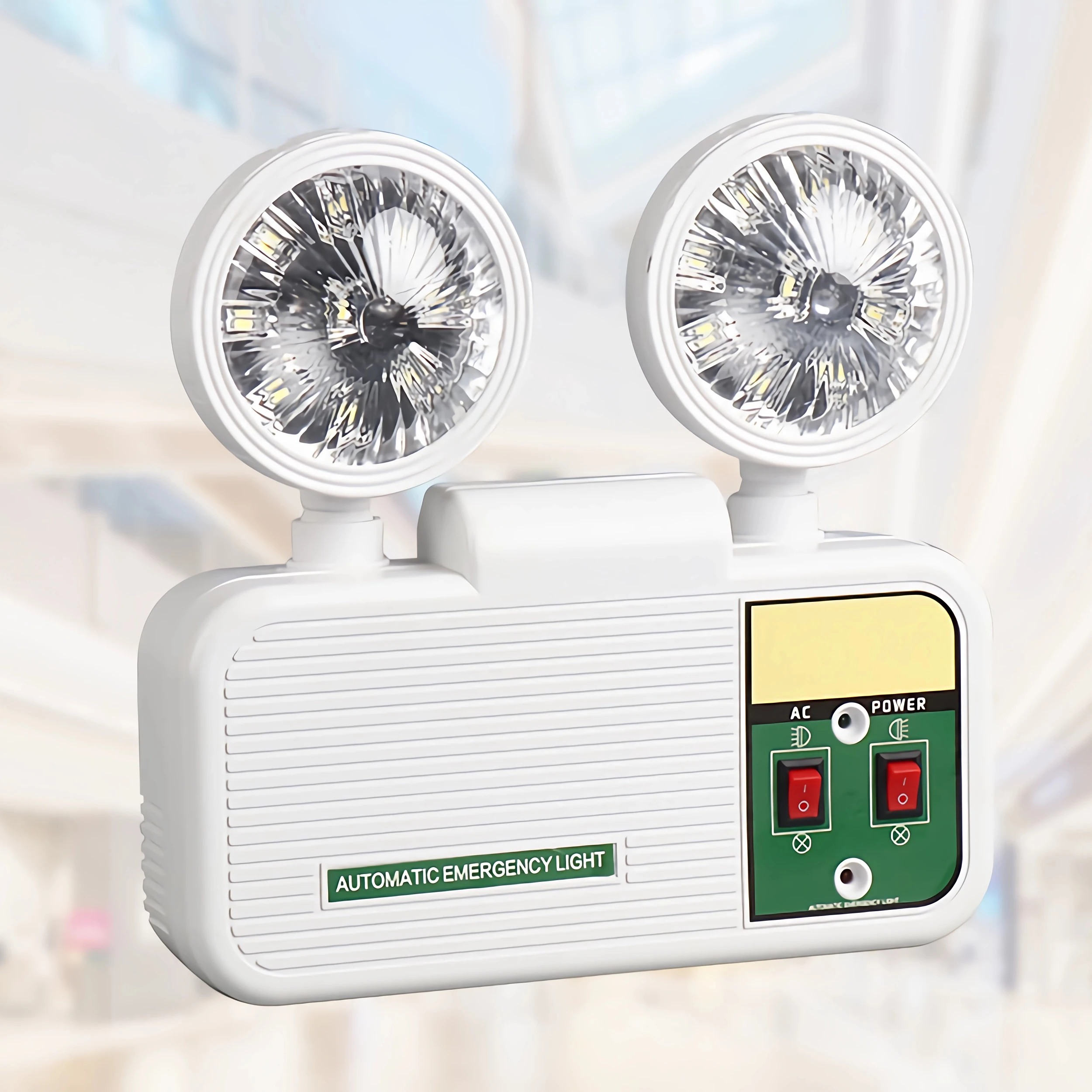 Factory price LED dual head emergency lamp fire emergency lights safety exit signs evacuation sign lights