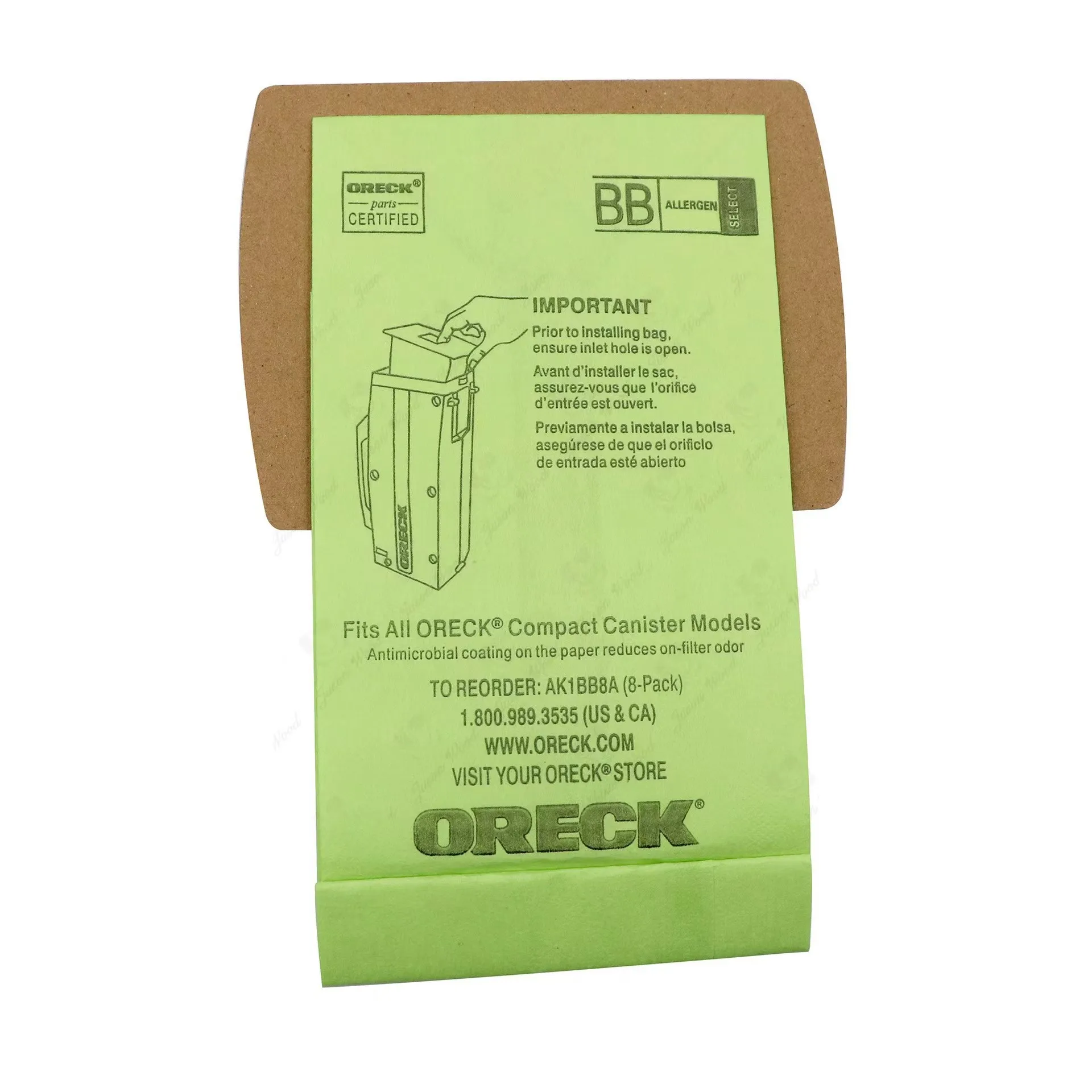 vacuum bags replacement for Oreck Pkbb12dw BB180 BB280 BB850 BB870 Vacuum Cleaner parts Dust Collection Paper Bags