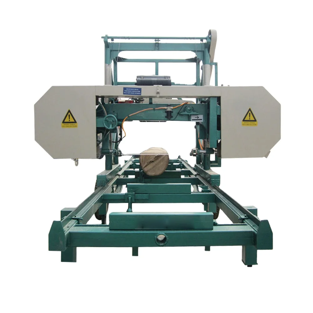 Горизонтальная ленточная пила MJ1000 с дизельным двигателем, ленточная пила с ЧПУ, Горизонтальная ленточная пила для резки дерева