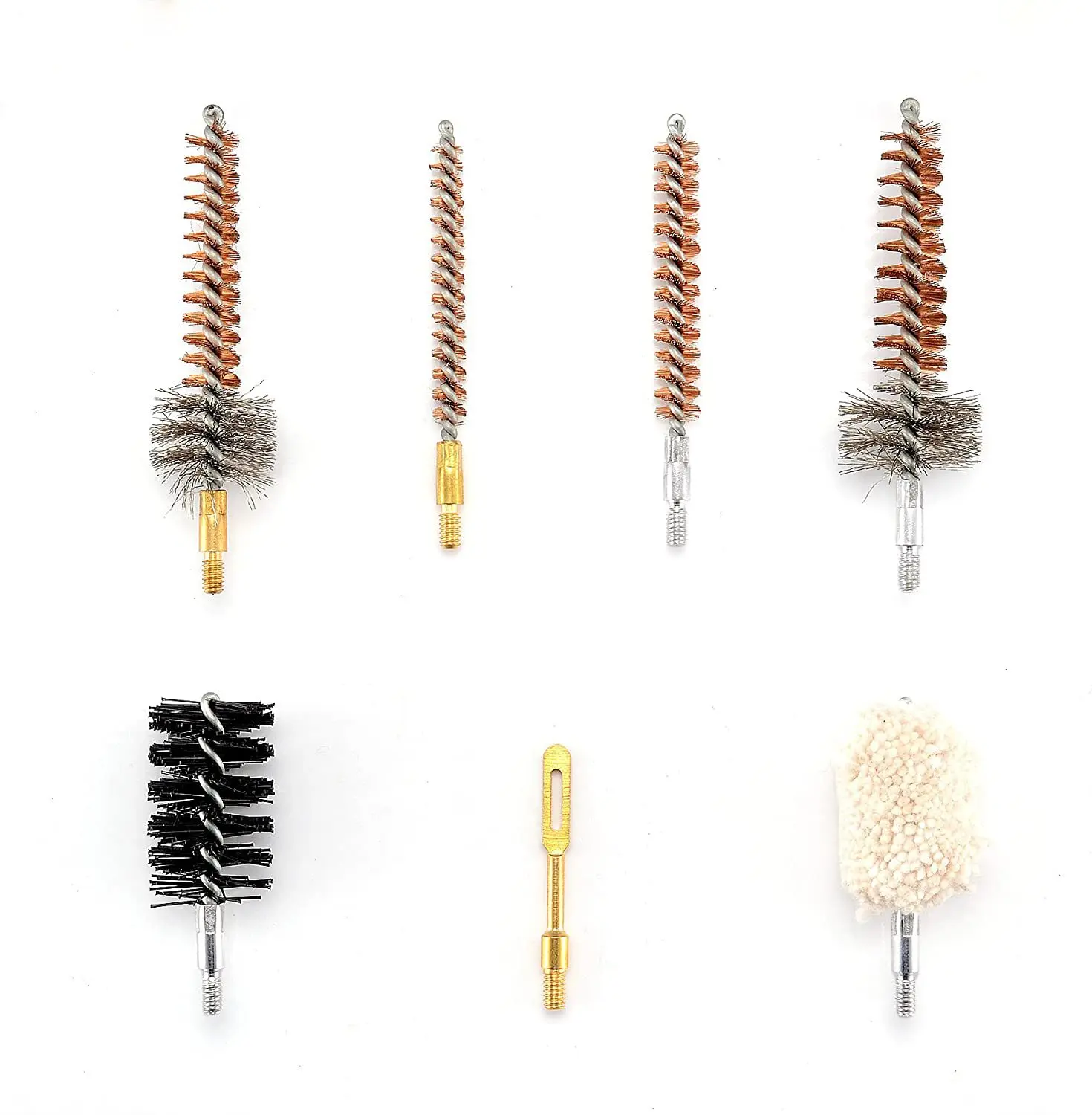 Hot Sale Brass Material Maintenance Kit 18 Pieces Cleaning and Maintenance Brush Set