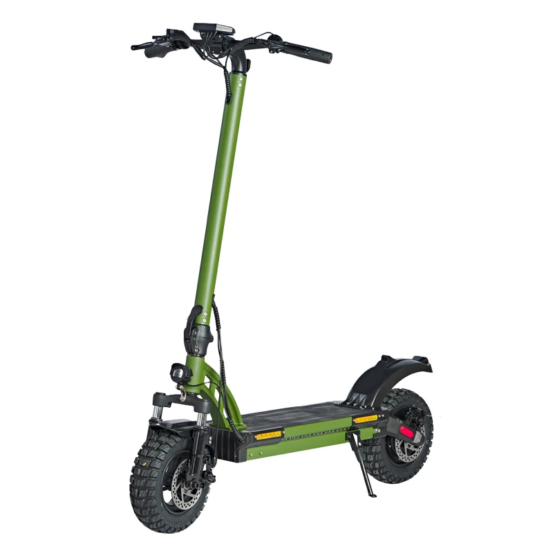 Adult 48V 800W Foldable Electric Scooter Front and Rear Shock-absorbing Teen Scooter Unisex Electronic Scooter Brushless 14 Inch