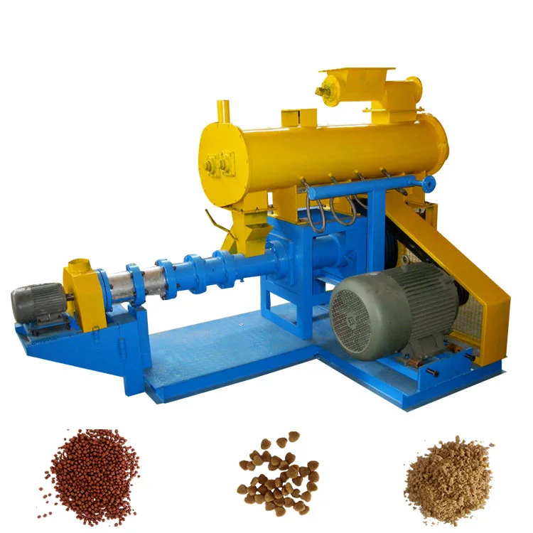 top quality Aquaculture Shrimp Crab Corn Bone Flour High Protein Electric Wild Fish Feed Pellet Machine