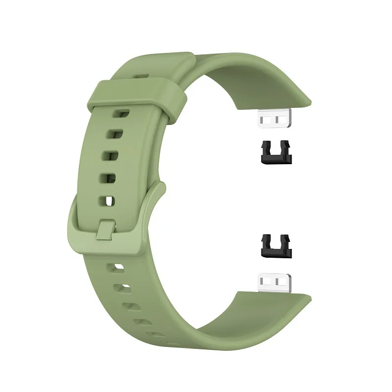 Сменный мягкий силиконовый спортивный ремешок с цветной пряжкой Для Huawei Watch Fit New и Band инструментом для установки