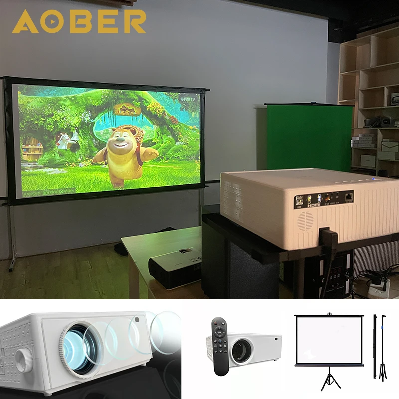 Factory Price Cheap 700 Ansi Lumen 1080p Projector Hot OEM ODM Price LCD LED Portable Home Theater Projector