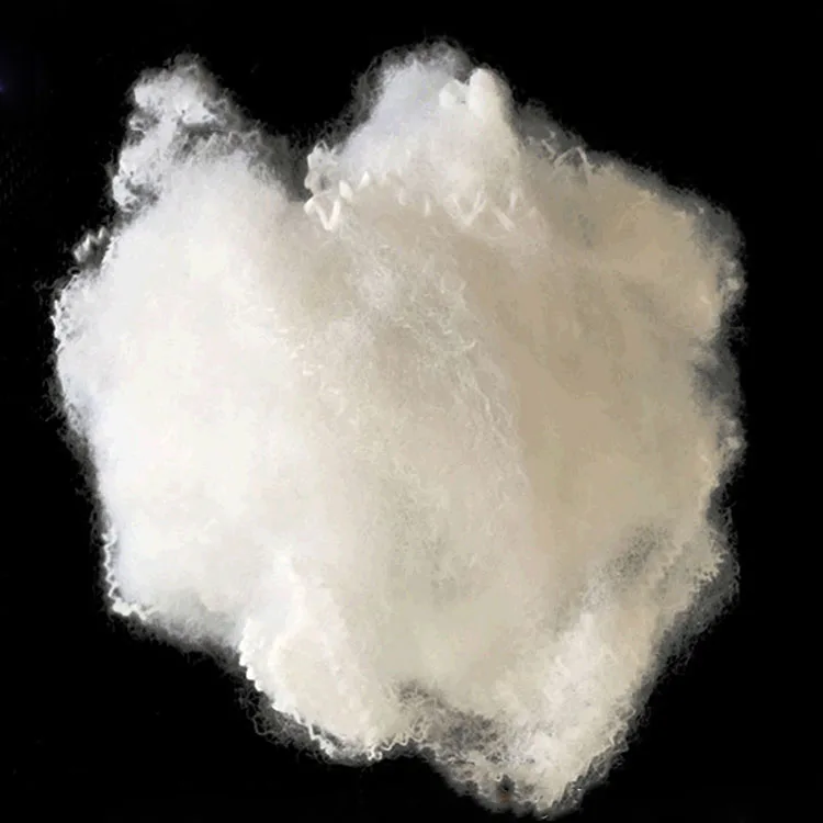 Polyester Staple Fiber White Color Hollow Conjugate Silicon Or Non-Silicon For Home Textile Cushion Pillow Soft Toys