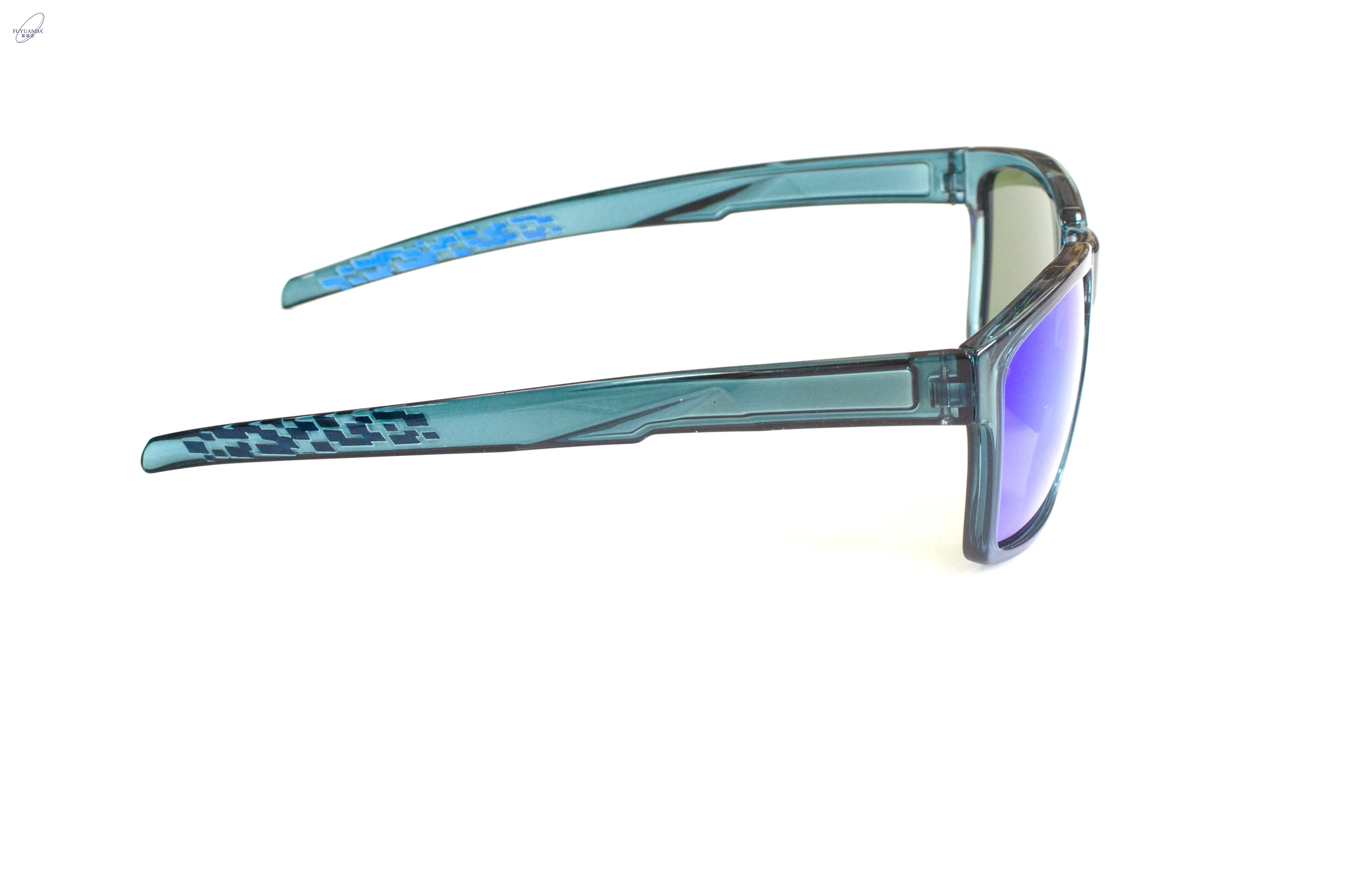 Black Square Anti-Tracking Spy Sunglasses with Rear View Gear Toy Spy Glasses with Sun Feature and Logo on Lens