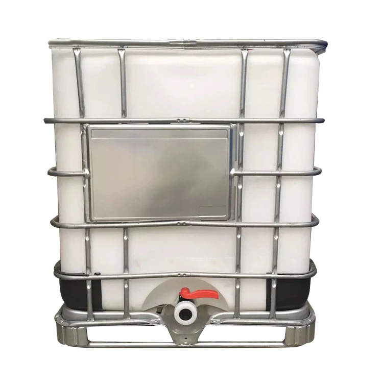 1000l used ibc tank water tank in cage