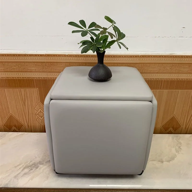 2024 Popular Magic Cube Combination Stool Rubik Cube Multipurpose Metal Chair Footrest Step Stool Padded Seat for Home