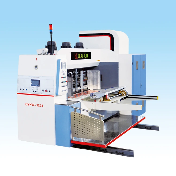 Hot sales pizza carton box making machine automatic flexo printing machine